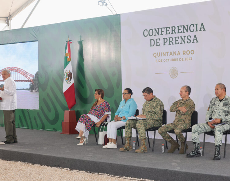 06.10.23 Versión estenográfica de la conferencia de prensa matutina del presidente Andrés Manuel López Obrador, desde Quintana Roo