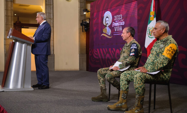 Fuerzas Armadas y Guardia Nacional canalizan ayuda a Guerrero; tienen la mayor organización logística y de protección a población civil: presidente