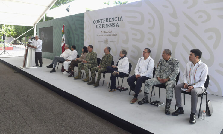 14.11.23 Versión estenográfica de la conferencia de prensa matutina del presidente Andrés Manuel López Obrador, desde Sinaloa