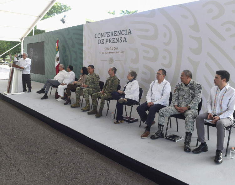 14.11.23 Versión estenográfica de la conferencia de prensa matutina del presidente Andrés Manuel López Obrador, desde Sinaloa