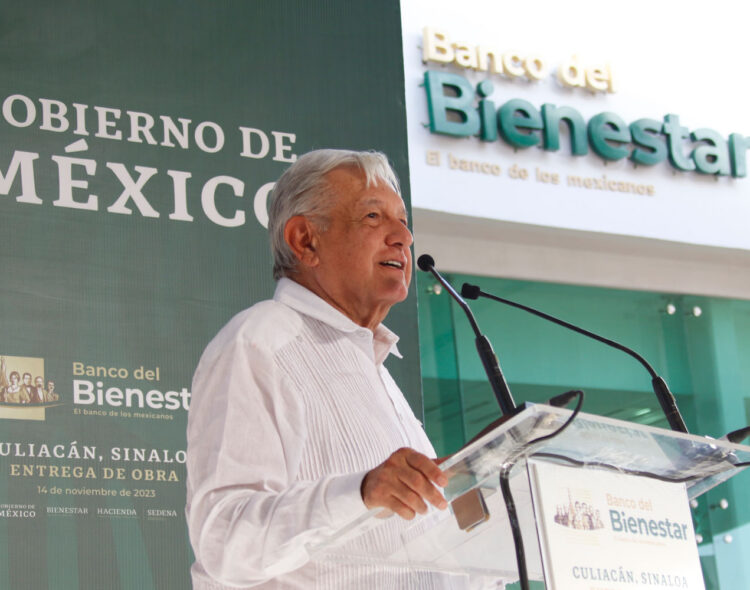 14.11.23 Versión estenográfica. Entrega de obra civil de los Bancos del Bienestar, desde Culiacán, Sinaloa