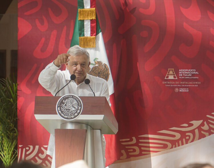 Discurso del presidente Andrés Manuel López Obrador en la inauguración del Aeropuerto Internacional Felipe Carrillo Puerto, desde Tulum, Quintana Roo