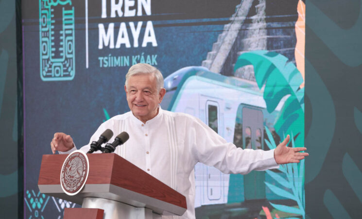 Presidente inaugura primera etapa del Tren Maya, proyecto histórico a favor del sureste; “es una obra del pueblo de México”, destaca