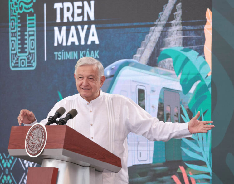 Presidente inaugura primera etapa del Tren Maya, proyecto histórico a favor del sureste; “es una obra del pueblo de México”, destaca