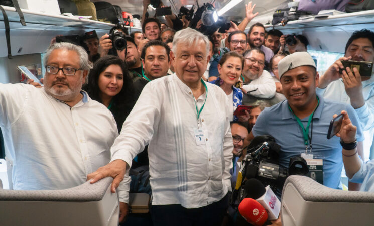 Fotogalería. Inauguración del Tren Maya, tramo Campeche-Cancún