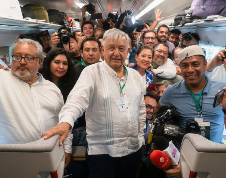 Fotogalería. Inauguración del Tren Maya, tramo Campeche-Cancún