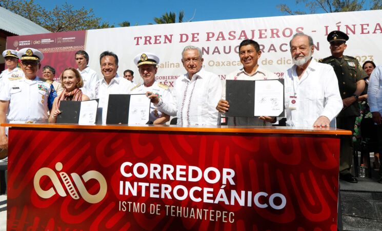 Presidente inaugura Línea Z del Tren Interoceánico del Istmo de Tehuantepec