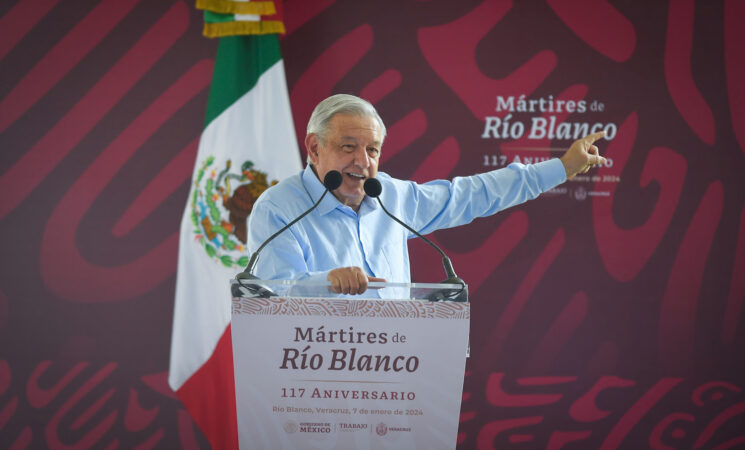 07.01.24 Versión estenográfica. Aniversario de la Huelga de los Obreros de Río Blanco, desde Veracruz