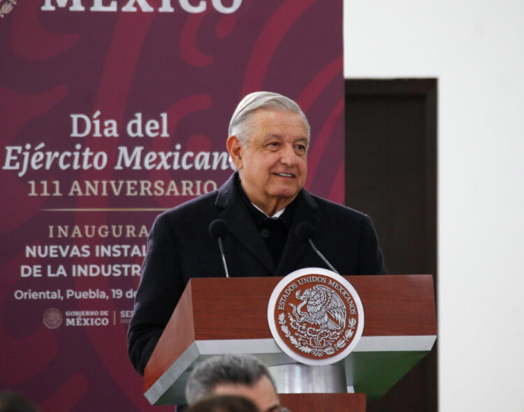 19.02.24 Versión estenográfica. Día del Ejército Mexicano e inauguración de instalaciones de la industria militar, desde Puebla