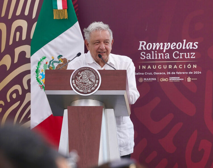 26.02.24 Versión estenográfica. Inauguración del Rompeolas del Puerto de Salina Cruz en Oaxaca