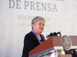 Alicia Bárcena, secretaria de Relaciones Exteriores