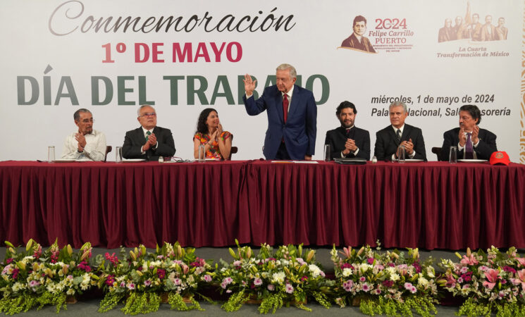 Presidente conmemora Día Internacional del Trabajo; destaca Fondo de Pensiones para el Bienestar y mejoras laborales impulsadas en 4T