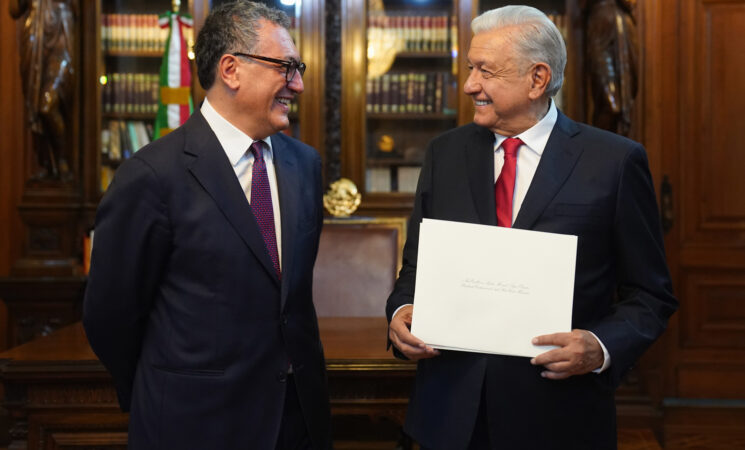 Presidente recibe cartas credenciales de 14 embajadoras y embajadores