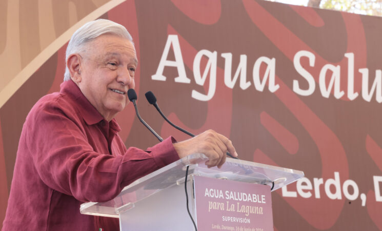 16.06.24 Versión estenográfica. Agua Saludable para La Laguna, desde Lerdo, Durango