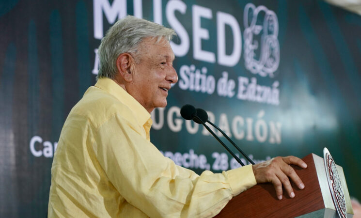 Presidente inaugura Museo de Sitio de Edzná, en Campeche