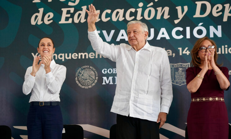 Continuidad del proyecto de la 4T garantiza programas sociales: presidente; evalúa avances en educación