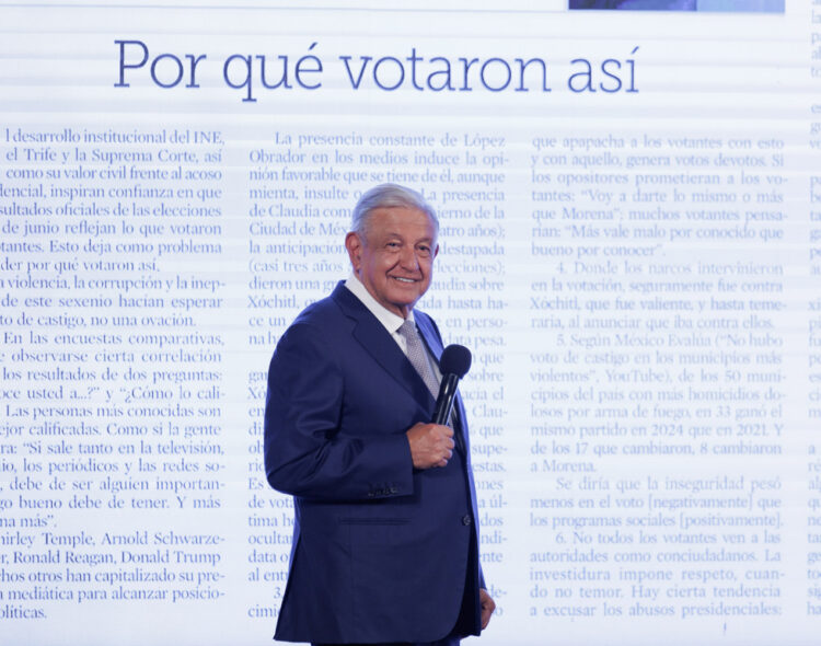 06.08.24 Versión estenográfica de la conferencia de prensa matutina del presidente Andrés Manuel López Obrador