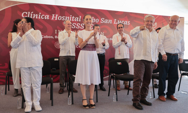 ISSSTE registra abasto histórico en medicamentos; presidente inaugura Clínica Hospital en Cabo San Lucas