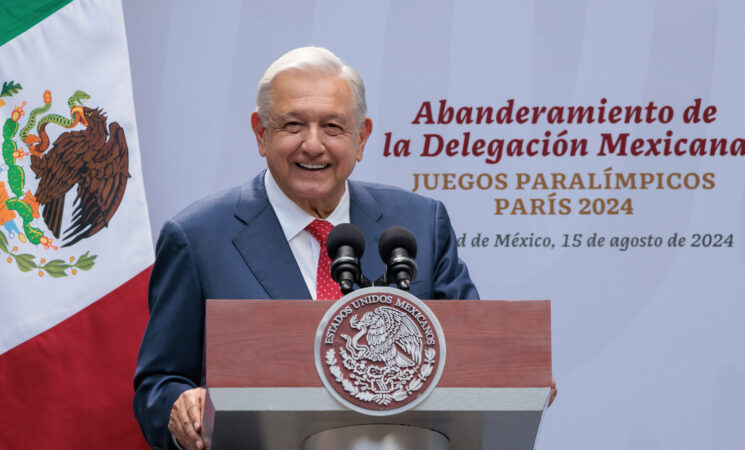 15.08.24 Abanderamiento de la Delegación Mexicana, Juegos Paralímpicos de París 2024