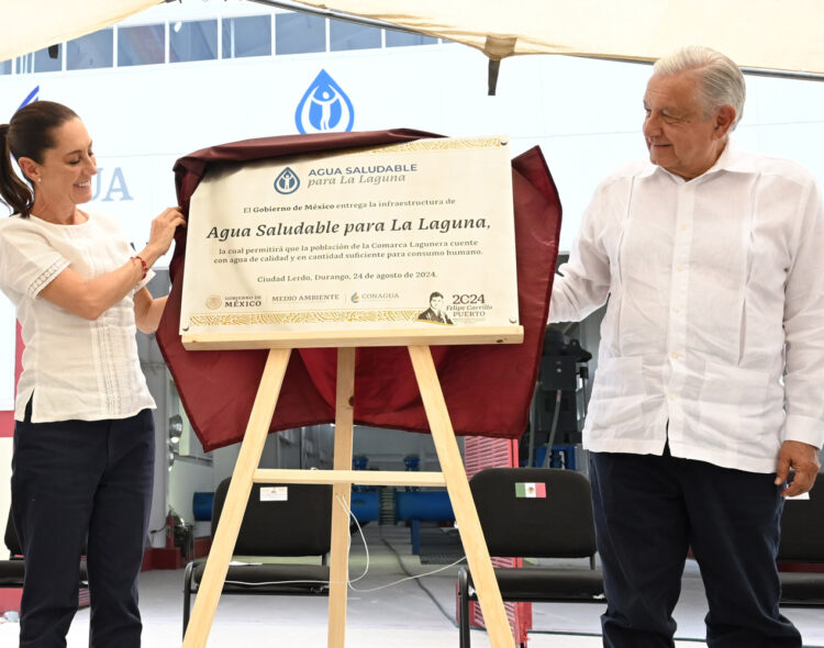 Presidente inaugura segunda etapa de Agua Saludable para La Laguna