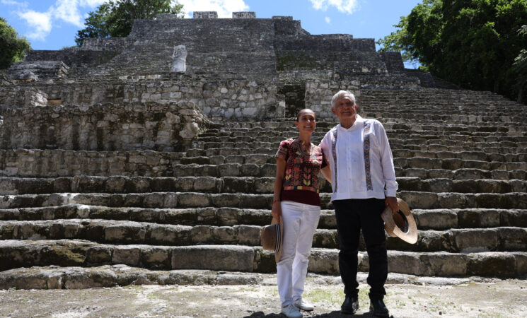 Presidente inaugura Museo de Sitio de Calakmul en Campeche