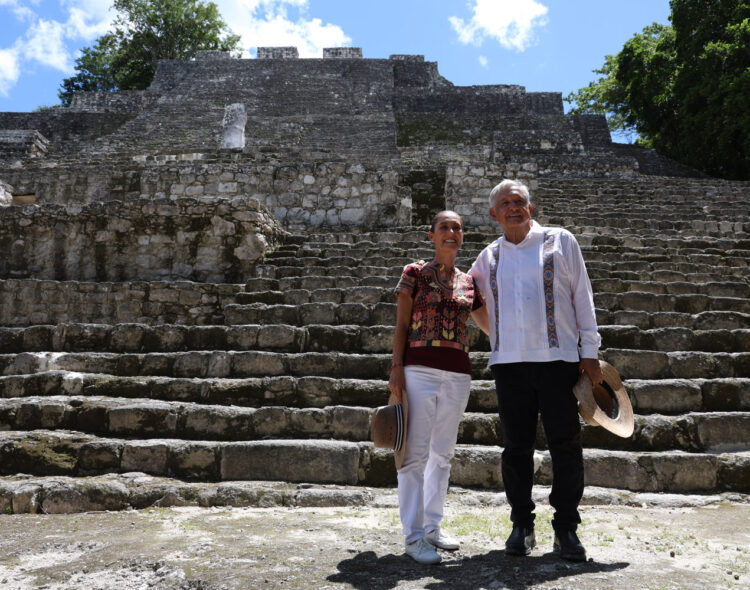 Presidente inaugura Museo de Sitio de Calakmul en Campeche