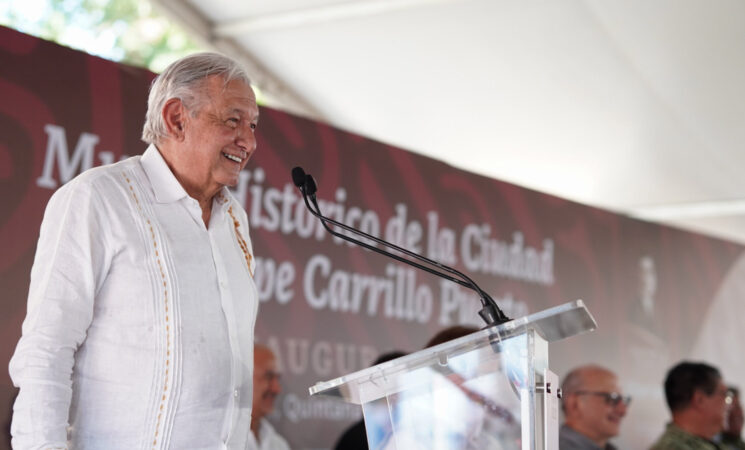 Presidente agradece al pueblo de Quintana Roo respaldo a la 4T; inaugura Museo Histórico de la ciudad de Felipe Carrillo Puerto