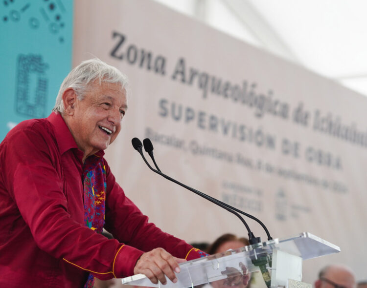 08.09.24 Versión estenográfica. Zona arqueológica Ichkabal, desde Bacalar, Quintana Roo