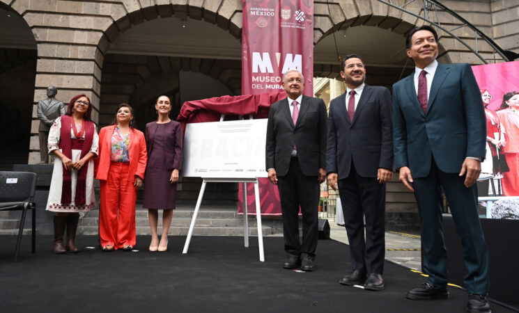 Presidente inaugura Museo Vivo del Muralismo en sede de la SEP