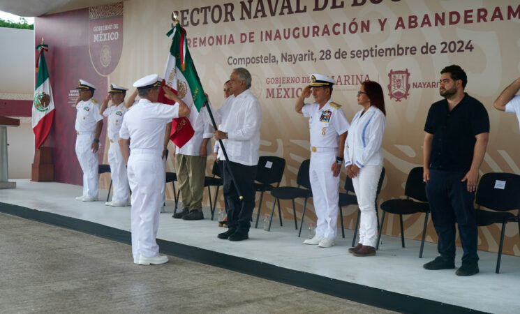 28.09.24 Inauguración y Abanderamiento: Sector Naval Boca de Chila, desde Compostela, Nayarit