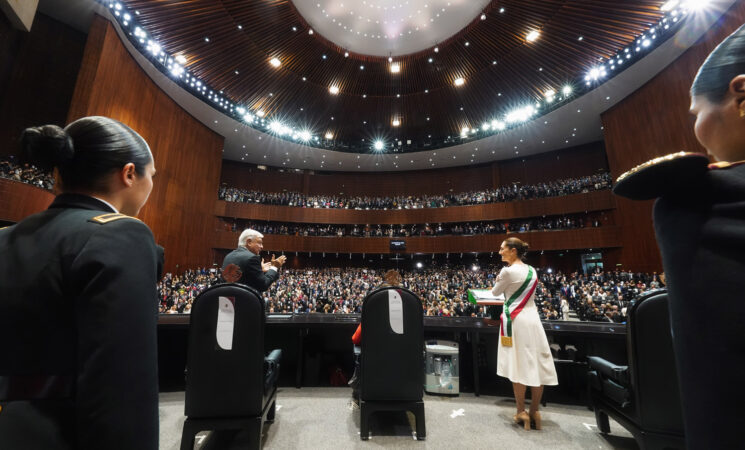 Fotogalería. Entrega de banda presidencial a Claudia Sheinbaum Pardo